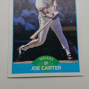 ジョーカーター！JOE CARTER 1989 SCORE 213 MLBクリーブランド・インディアンス CLEVELAND INDIANSの画像1