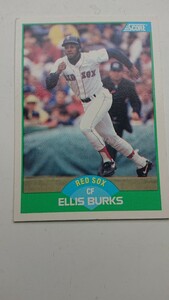 エリス・バークス ELLIS BURKS 1989 SCORE 9 MLBボストン・レッドソックス BOSTON REDSOX
