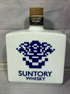 SUNTORY WHISKY 佐治敬三 会長就任記念 陶器ボトル 700ml 43% 未開栓 箱無し ラベル キャップに ヤケ 擦れ 劣化 色褪せ有り