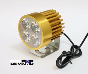 ◇送料220円◇汎用 金 4連 LED フォグランプ 車外灯 PX125 FL2 PX125E PX150 Euro3 PX150 FL2 PX200E