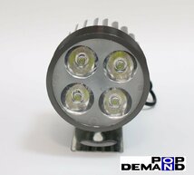 ◇送料220円◇汎用 灰 4連 LED フォグランプ 車外灯 スーパーカブ50 スーパーカブ50DX シャリー CF50_画像2