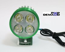 ◇送料220円◇汎用 緑 4連 LED フォグランプ 車外灯 シルバーウイング シルバーウイングGT600 ホーク2_画像2