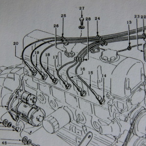 旧車 L型 純正 プラグコードホルダーセット(L28・26・24・20)の画像2