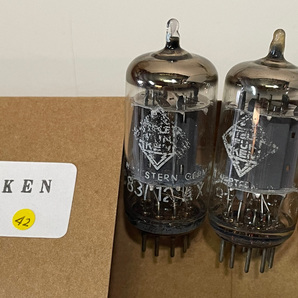 Telefunken Made in West Germany 刻印マーク ◇ ECC83 12AX7 2本 その42の画像1