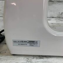 【中古品】JANOME ミシン N-515 660型 ジャノメ Nuikiru ヌイキル ハンドクラフト 手工芸 _画像6