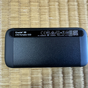 Crucial X8 CT4000X8SSD9 4TB SSD USB3.2 Gen2 10Gbps 外付け ポータブル 最大読込速度1050MB/秒 PS5/PS4 動作確認済みの画像3