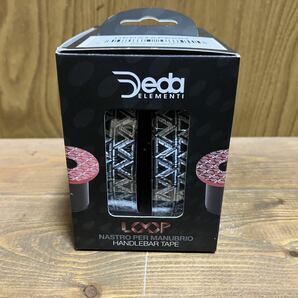 新品 DEDA LOOP バーテープ ブラック×シルバーの画像2