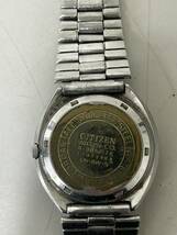 CITIZEN AUTOMATIC ADOREX　　4-385217K　　　シチズン アドレックス 緑文字盤 機械式 自動巻 メンズ 腕時計_画像4
