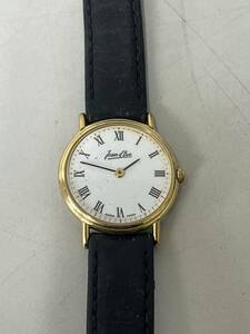 Jean d'Eve Jean Eve Switzerland made white face lady's wristwatch quartz 