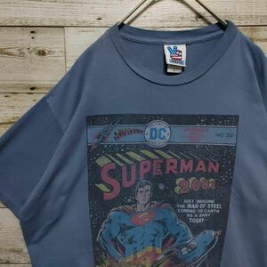 [597]JUNKFOOD junk food VINTAGE Vintage Superman Superman 300 number memory T-shirt 