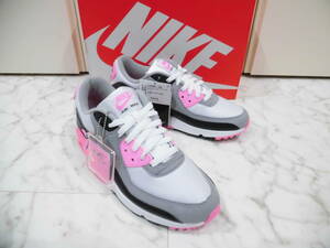 【新品未使用品タグ箱付】 W NIKE AIR MAX 90 ナイキ ウィメンズ エア マックス 90 27.0㎝ US9 CD0490-102 WHITE GREY ROSE BLACK 27㎝