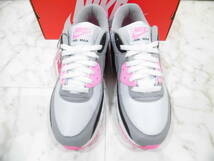 【新品未使用品タグ箱付】 W NIKE AIR MAX 90 ナイキ ウィメンズ エア マックス 90 27.0㎝ US10 CD0490-102 WHITE GREY ROSE BLACK 27㎝_画像8