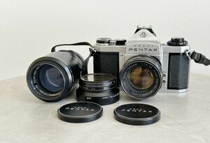 ◇アサヒ ペンタックス SV レンズ Super-Takumar 1:3.5/135 ケース付き 動作未確認 現状品◇