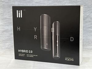 ◆ IQOS アイコス lil HYBRID 2.0 ハイブリッド 加熱式タバコ マットブラック 使用済み 中古品 通電確認済み ◆