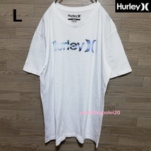Hurley ハーレー 定番 ロゴ グラフィック メンズ ウェア トップス 半袖 Tシャツ L size 美品 アメカジ サーフ ブランド Tee_画像1
