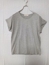 2902-1　★★　Chocolraffine　半袖Tシャツ　サイズL　グレー　新品　_画像1