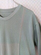 TEA DROP シルクインナーTシャツ　ブルーグレー2枚セット　サイズL（5082-2）_画像7