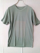 6227 ★★　TEA DROP シルクインナーTシャツ　ブルーグレー2枚セット　サイズL_画像6