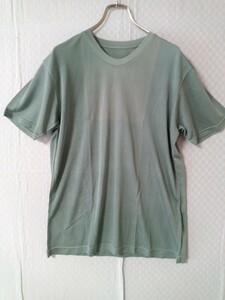 6227 ★★　TEA DROP シルクインナーTシャツ　ブルーグレー2枚セット　サイズL