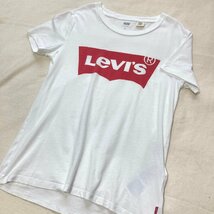 LEVI'S　リーバイス　ロゴ プリント Tシャツ　ホワイト/白　XS_画像1