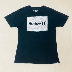 Hurley　ロゴ プリント Tシャツ　ブラック/黒　MEDIUM