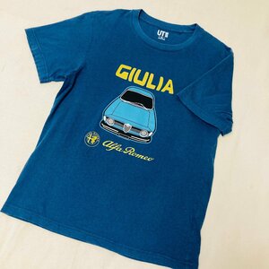 Alfa Romeo　GIULIA　プリント　 Tシャツ　ブルー/青系　XS