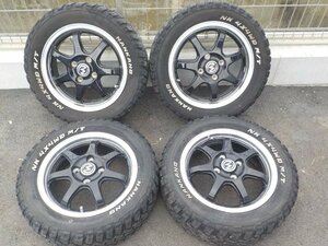 4H■社外ホイール 165/65R14 4.5J+45 4本■