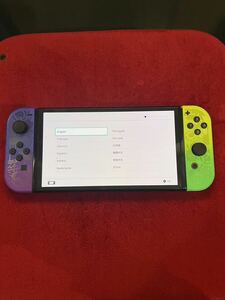 任天堂 有機ELモデル Nintendo Switch 本体 セット スプラトゥーン3エディション スイッチ 初期化/動作確認済