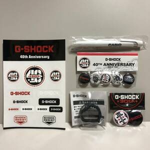 【未使用】G-SHOCK 40th 周年 記念 ノベルティ グッズ 消しゴム 初代モデル DW-5600 ブラック 非売品