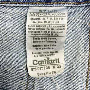 【W36】 90s Carhartt カーハート ヴィンテージ デニム ダブルニー ワーク カーゴ ペインターパンツ ビンテージ 古着 ジーンズ L32の画像5