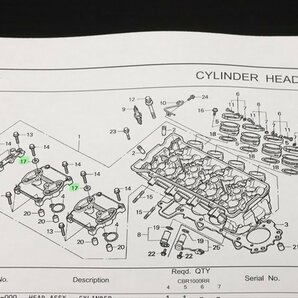 激安！CBR1000RR純正シリンダーヘッド周辺部品/新品未使用品！SC57/2004～の画像3