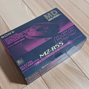 ☆未使用に近い☆ SONY MDウォークマン MZ-R55 ソニー ポータブルMDレコーダーの画像1