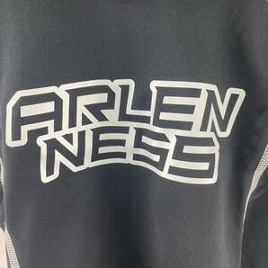 ARLENNESS アレンネス 防風インナーシャツ BLACK/WHITE Mサイズ 新品未使用 バイク ツーリング サーキット インナーウェアの画像3
