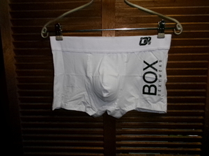 ｄ104　直輸入 ORLVS men's Underwear 3Dポーチボクサー　　XXL　　ホワイト
