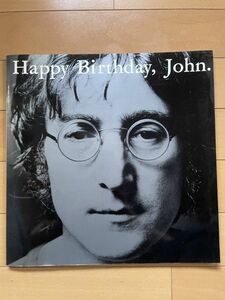 ＜ART＞ジョン・レノン展　パンフレット　ヨーコ・オノ　ビートルズ　Happy Birthday, John.