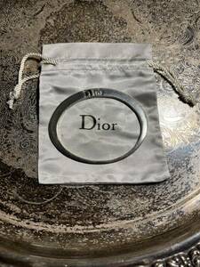 Christian Dior Christian Dior Vintage Silver 925 Brangle Bracelet Редкие царапины включены в прикрепленную сумку для хранения