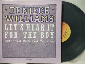 ★★DENIECE WILLIAMS LET'S HEAR IT FOR THE BOY★12インチ UK盤★アナログ盤★4370rp