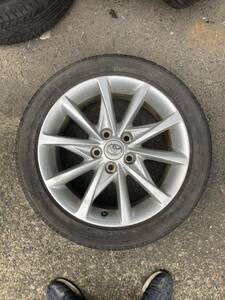 トヨタ　純正タイヤホイール　単品　215/50/R17 管理番号20018