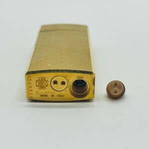 MARK CROSS マーククロス ガスライター ゴールドカラー ライター 喫煙具 かっこいい オシャレ ケース付 火花未確認 1円出品 中古品 8015 の画像6