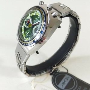 新品 未使用 デッドストック SEIKO セイコー ALBA アルバ クロノグラフ AKA ツノ  クォーツ デジタル 腕時計 ジャンク の画像6