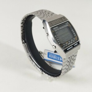ジャンク デッドストック SEIKO セイコー ワールドタイム デジタル クォーツ 腕時計 アラーム アトラス クロノグラフ 稼働品の画像5