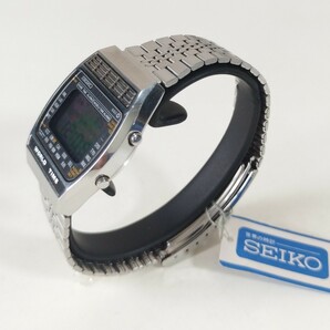 ジャンク デッドストック SEIKO セイコー ワールドタイム デジタル クォーツ 腕時計 アラーム アトラス クロノグラフ 稼働品の画像6