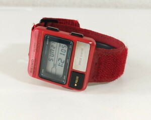 ジャンク　SEIKO　セイコー　パルスメーター　 クォーツ　クロノグラフ　アラーム　腕時計　デジタル