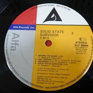 YMO/SOLID STATE SURVIVOR/輸入盤/UK/12”LP/1982 ④の画像6