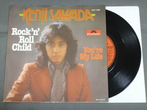 Kenji Sawada/Rock 'N' Roll Child/輸入盤/GERMANY/7”EP/1977/沢田研二