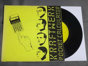 KRAFTWERK/POCKET CALCULATOR/輸入盤/UK/7”EP/1981