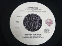 KRAFTWERK/MUSIQUE NON STOP/輸入盤/USA/ 7”EP/1986 _画像6