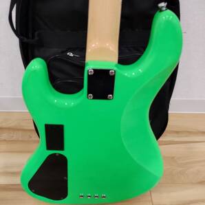 ＃3188 GrassRoots ESP G-助平 Green WANIMA KENTA MODEL グラスルーツ エレキベース 楽器 中古品 現状保管品 レア 貴重 珍品の画像7