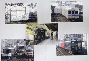 南海電車　6000系　他　葉書5枚