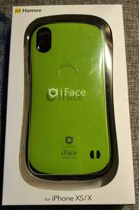 未使用 開封品 iFace First Class Standard iPhone XS/X ケース グリーン